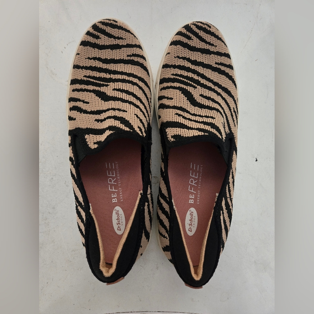 Dr. Scholls animal print slip ons